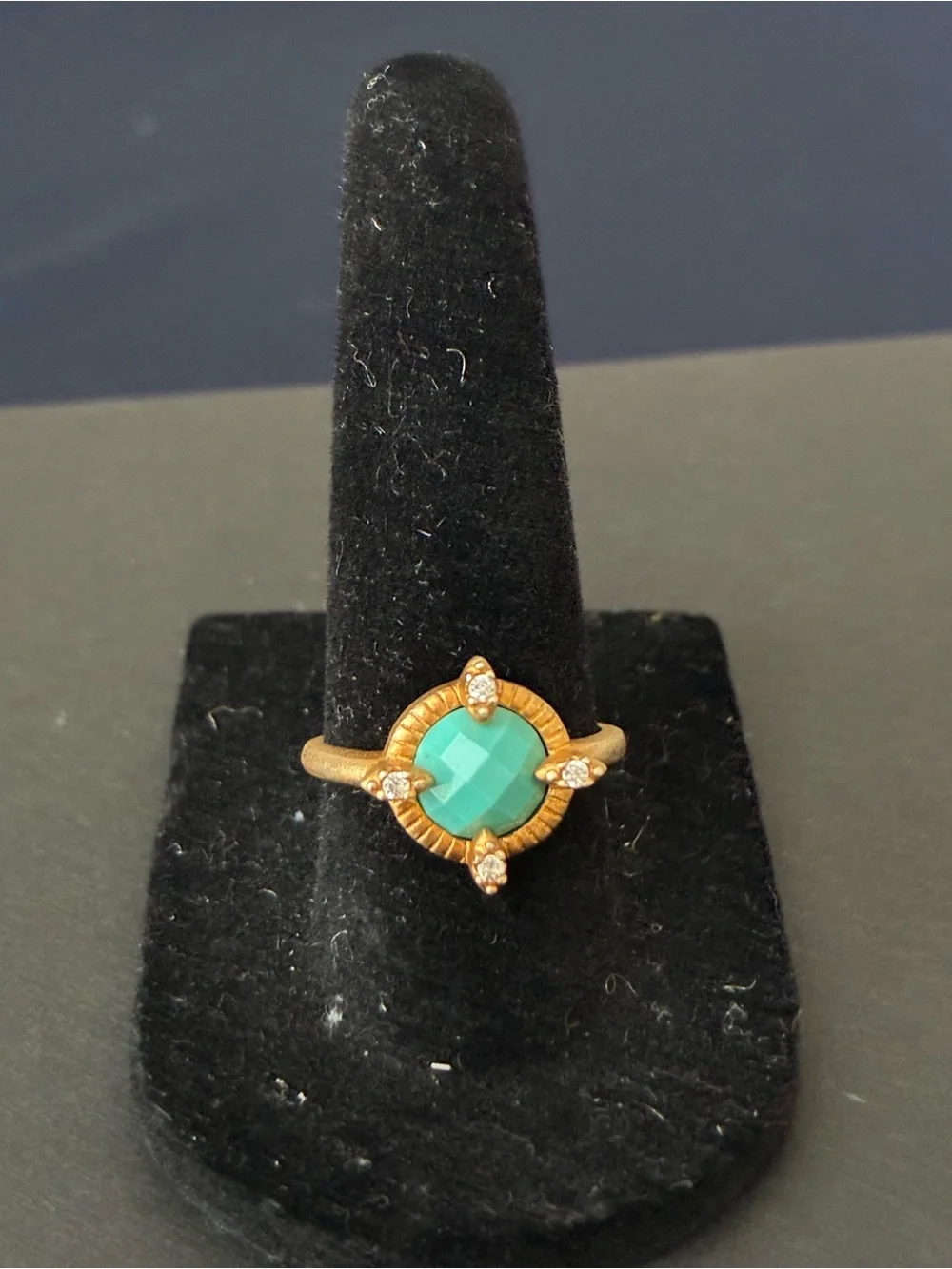 Sterling Silver- Turquoise Ring Sz 7 Freida Rothman